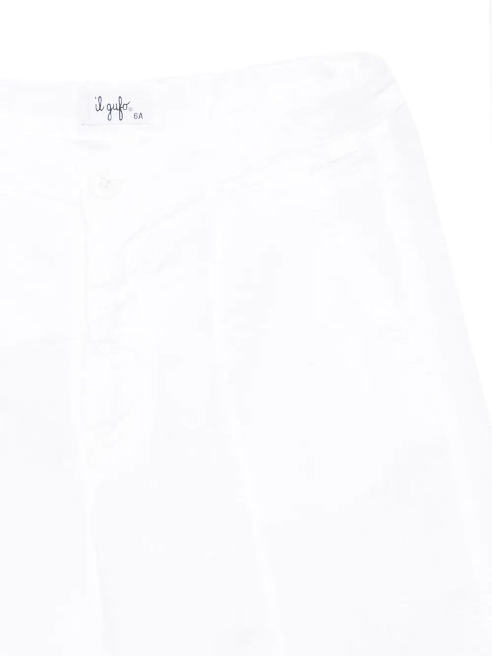 Il Gufo Linnen shorts Wit