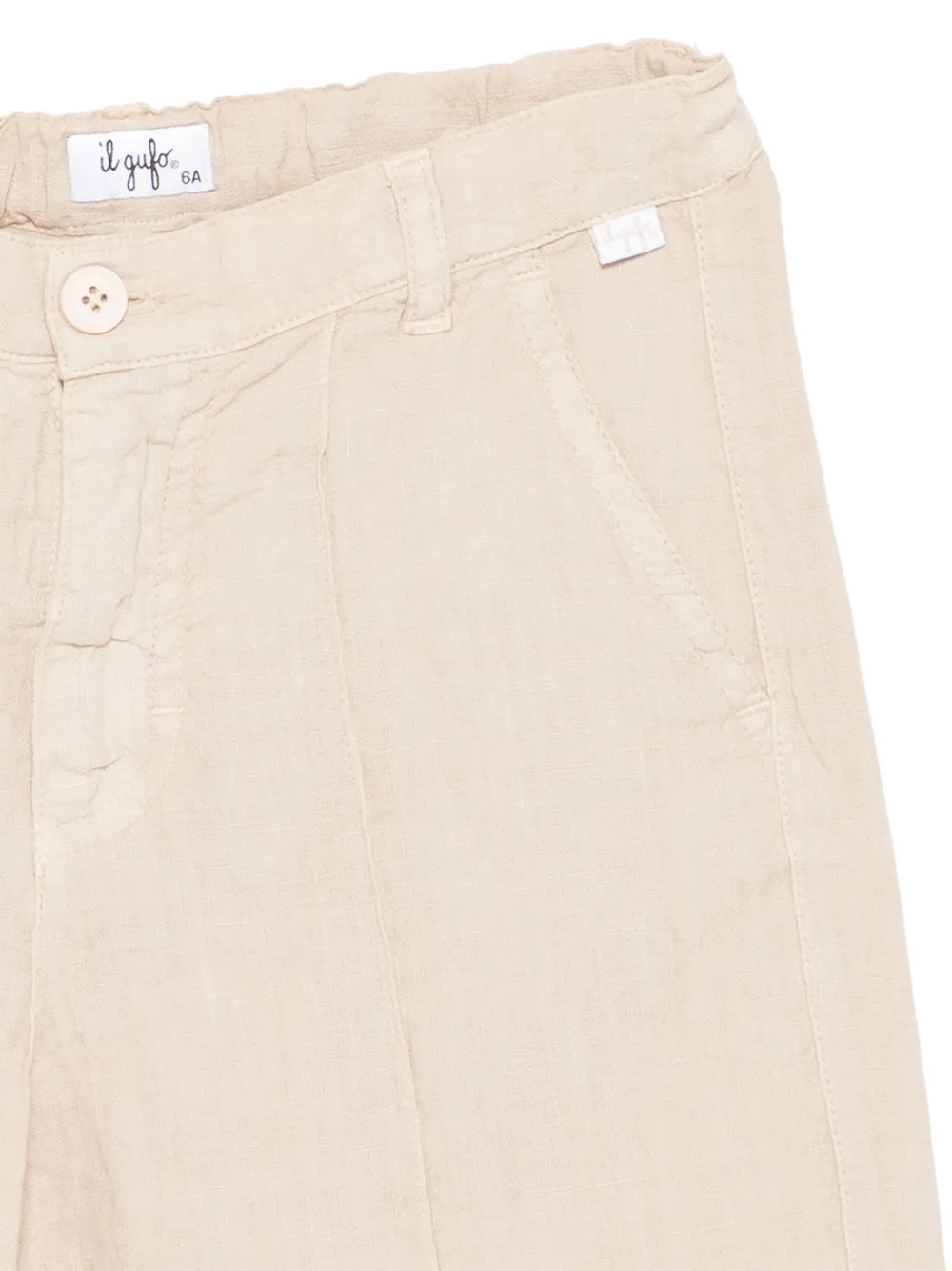 Il Gufo Linnen shorts Beige