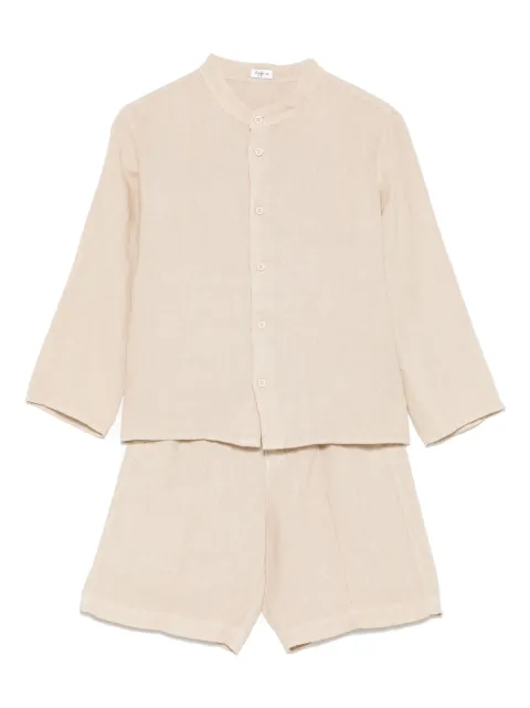 Il Gufo set de shorts de lino