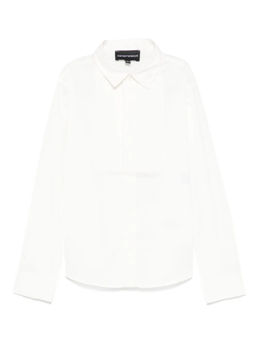 Emporio Ar i Kids Shirt met bies Wit