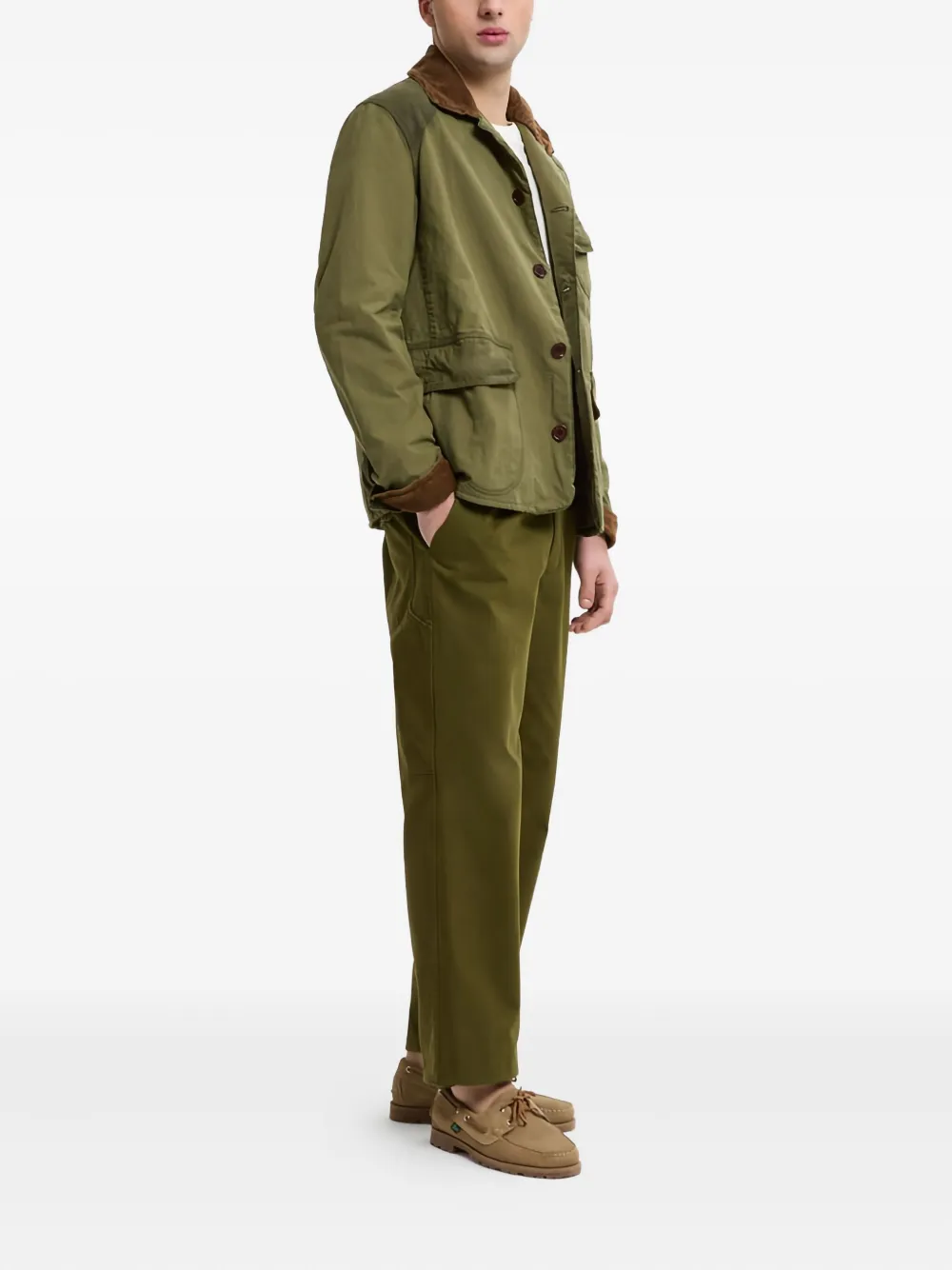 Barbour corduroy-collar jacket | Military Jackets | Image 2