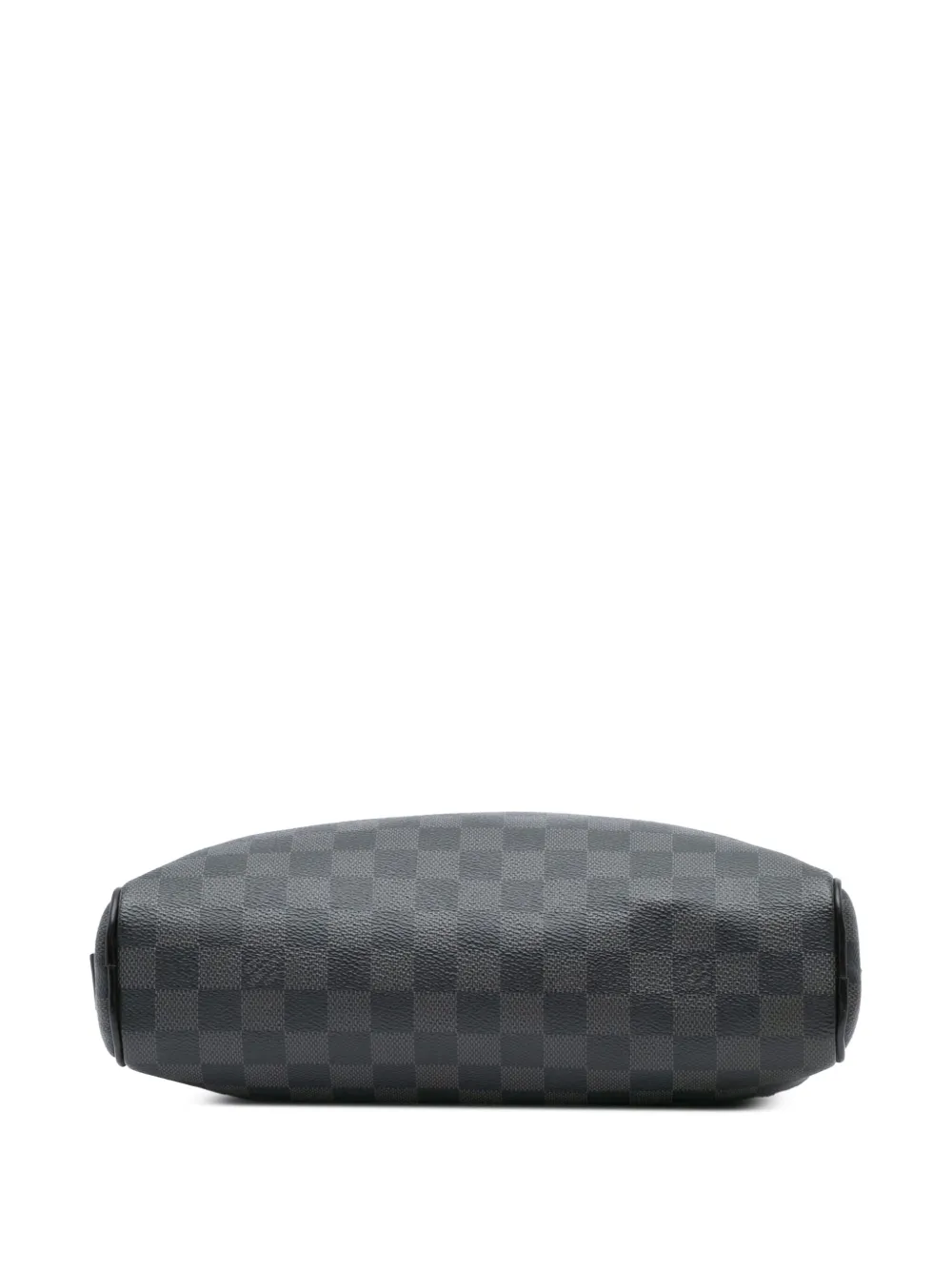 Pre-owned Louis Vuitton 2017 Damier Graphite Dayton Reporter Pm Crossbody Bag In Black