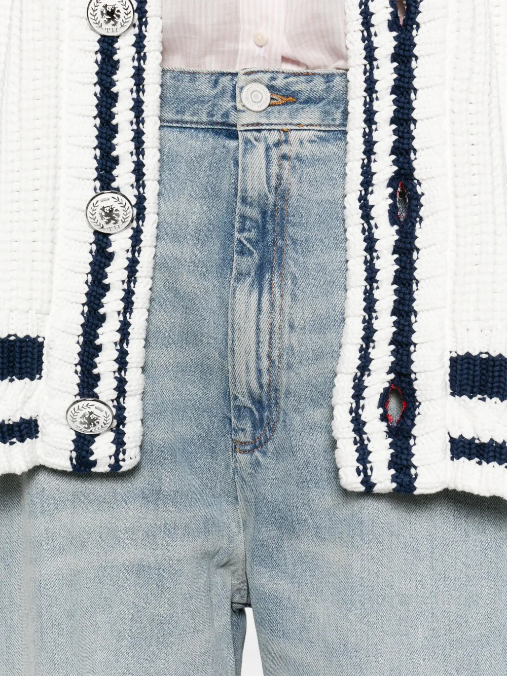 Tommy Hilfiger Jeans met toelopende pijpen Blauw