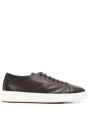 Santoni レースアップ スニーカー | ブラック | FARFETCH JP
