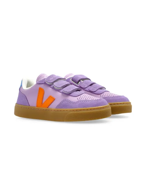 VEJA Kids strumpsneakers med läderpanel