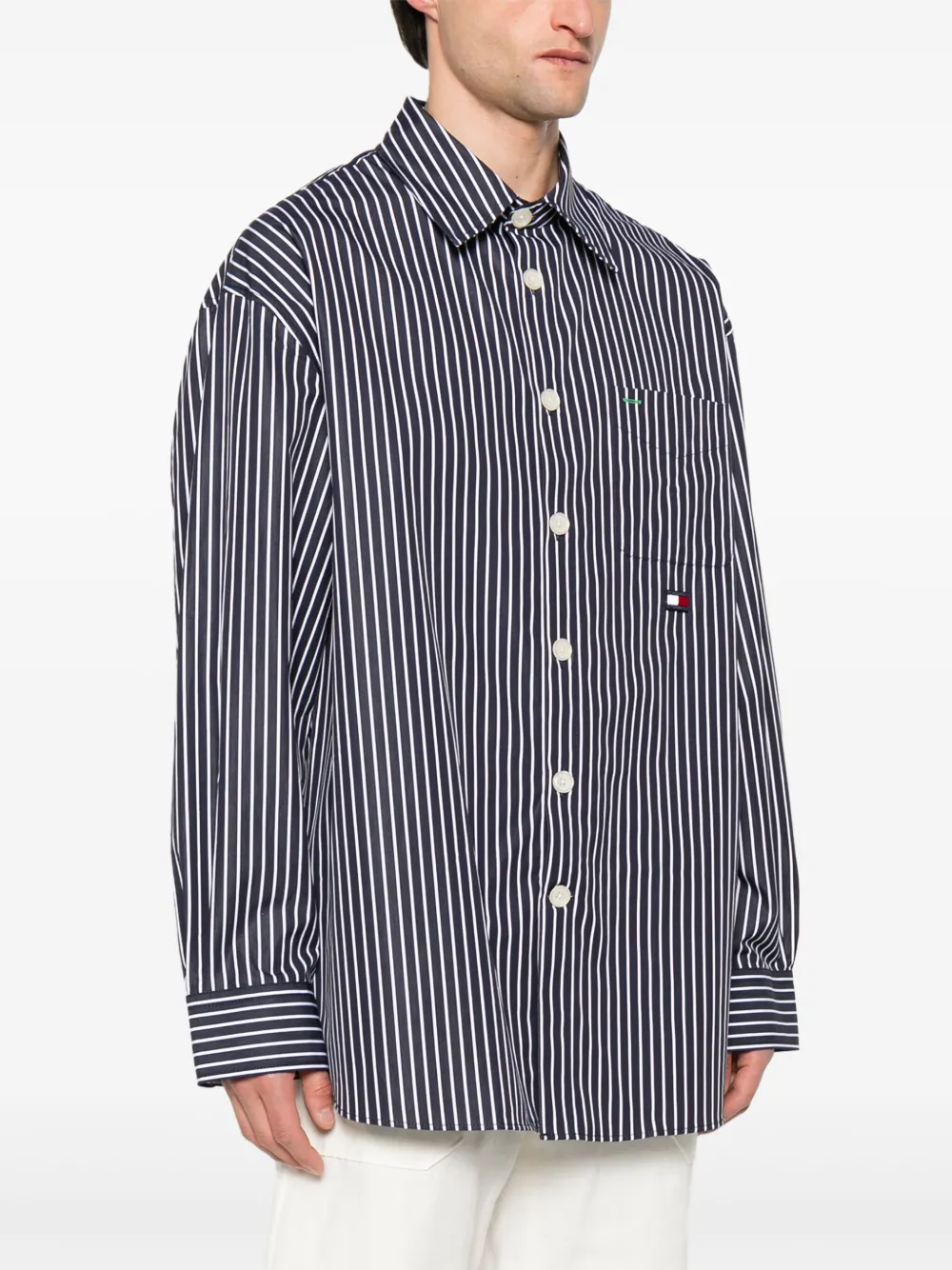 Tommy Hilfiger Gestreept overhemd Blauw