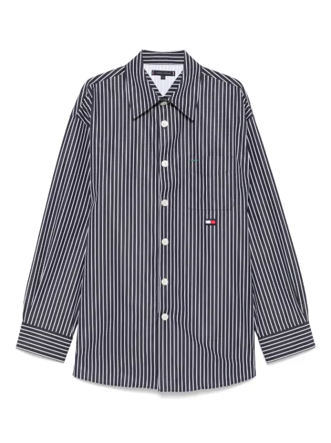 Tommy Hilfiger camisa con rayas estampadas
