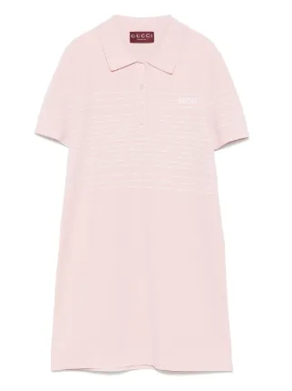 Gucci striped-detailing Mini Dress | Pink | FARFETCH ID