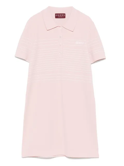 Gucci striped-detailing mini dress