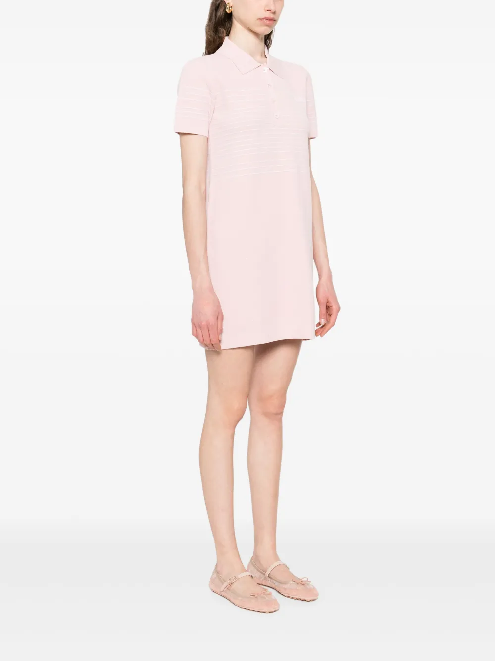 Gucci Mini-jurk met gestreept detail Roze
