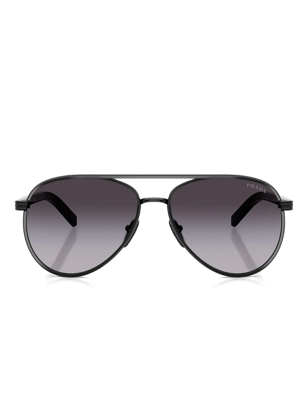 Prada Eyewear Occhiali da sole con montatura stile pilota - Nero