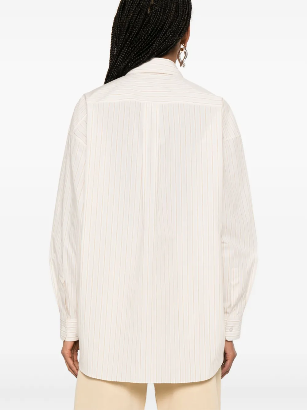 The Row Caster blouse Oranje