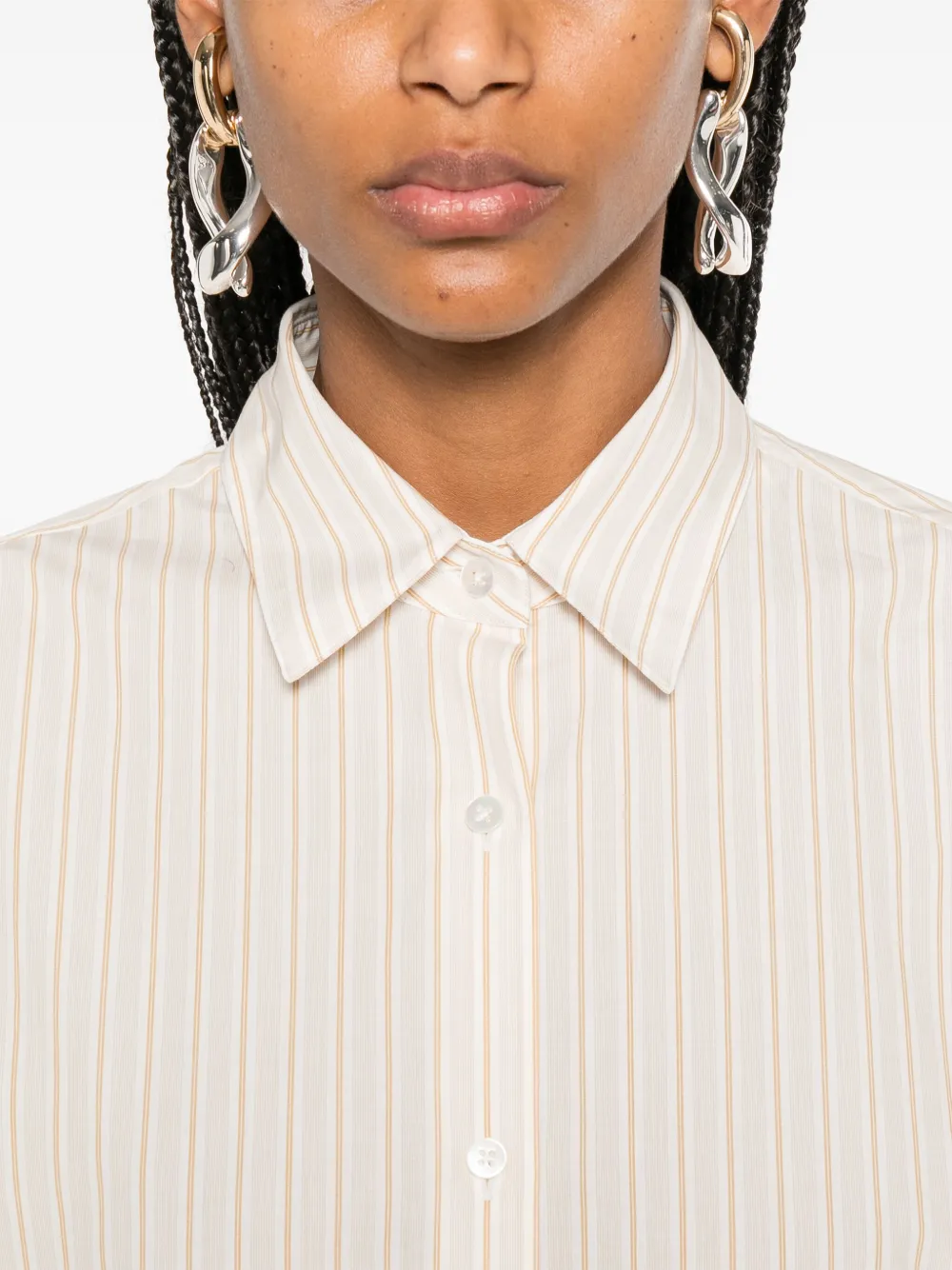 The Row Caster blouse Oranje