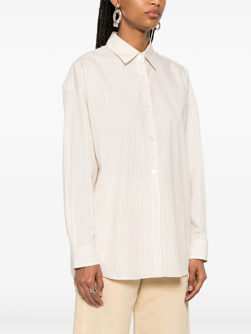 The Row Caster blouse Oranje