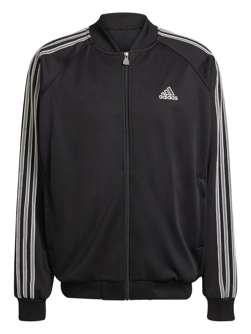 adidas logo-embroidered jacket | Black | Image 1