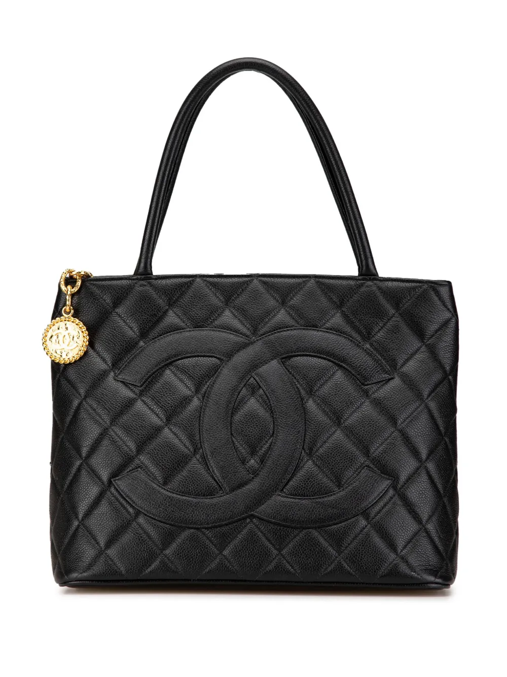 CHANEL Pre-Owned tote Caviar Medallion 1996-1997 | negro | Image 1