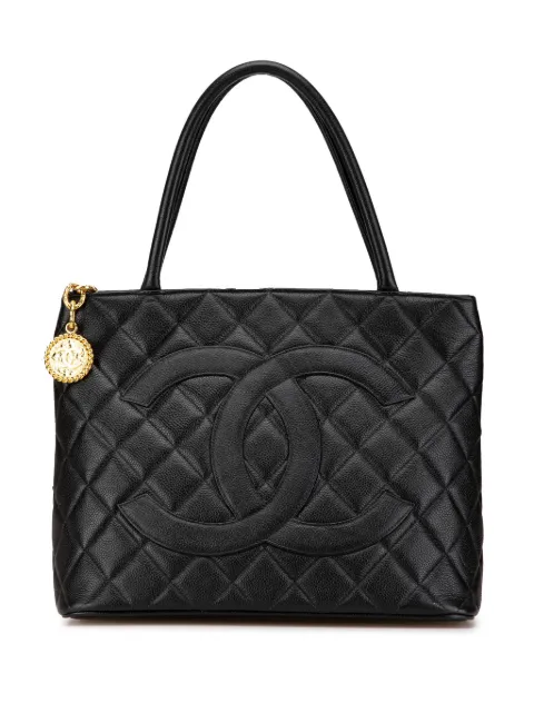CHANEL Pre-Owned 1996-1997 Caviar Medallion tote bag