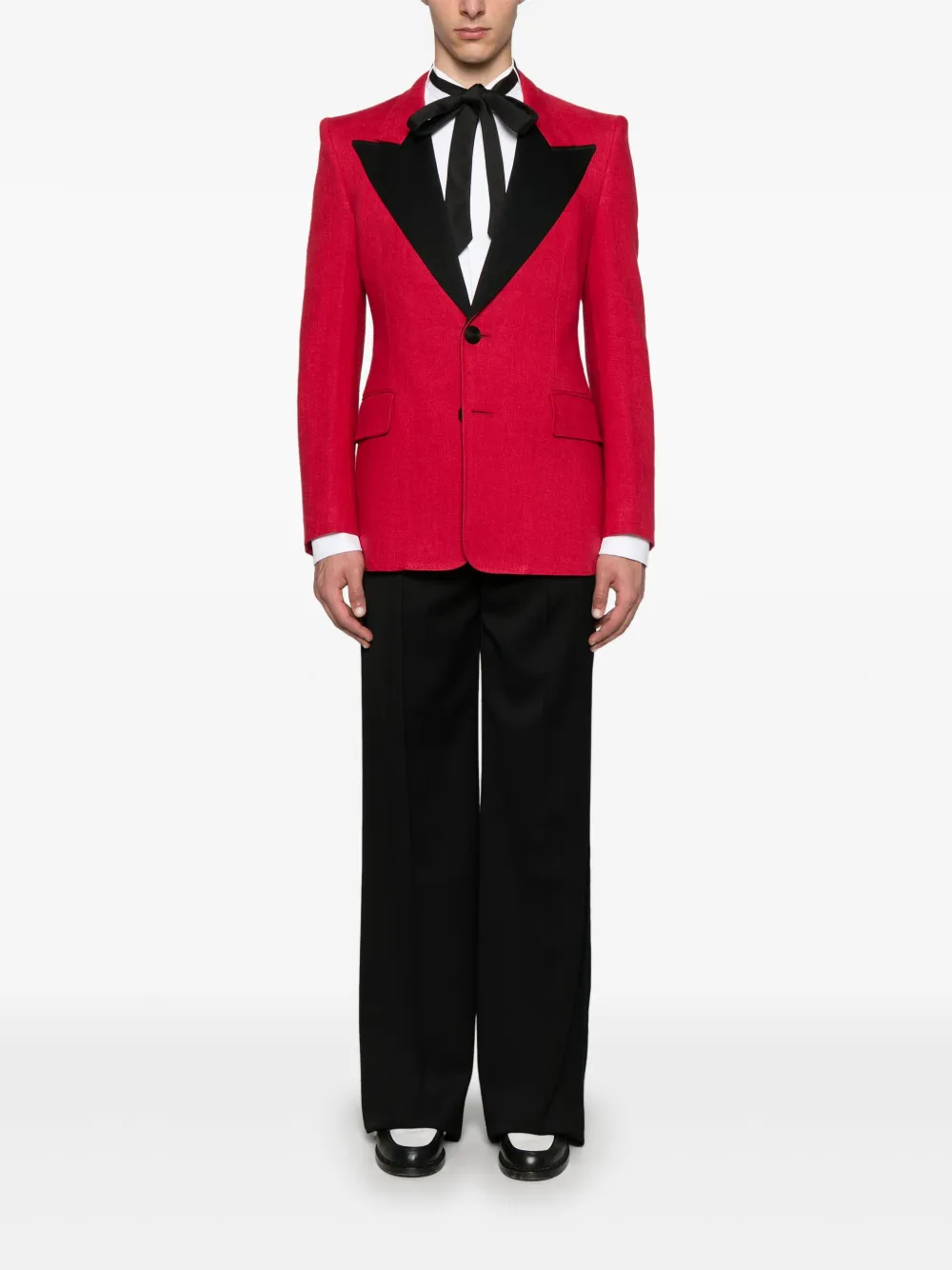 Valentino Garavani Linnen blazer Rood