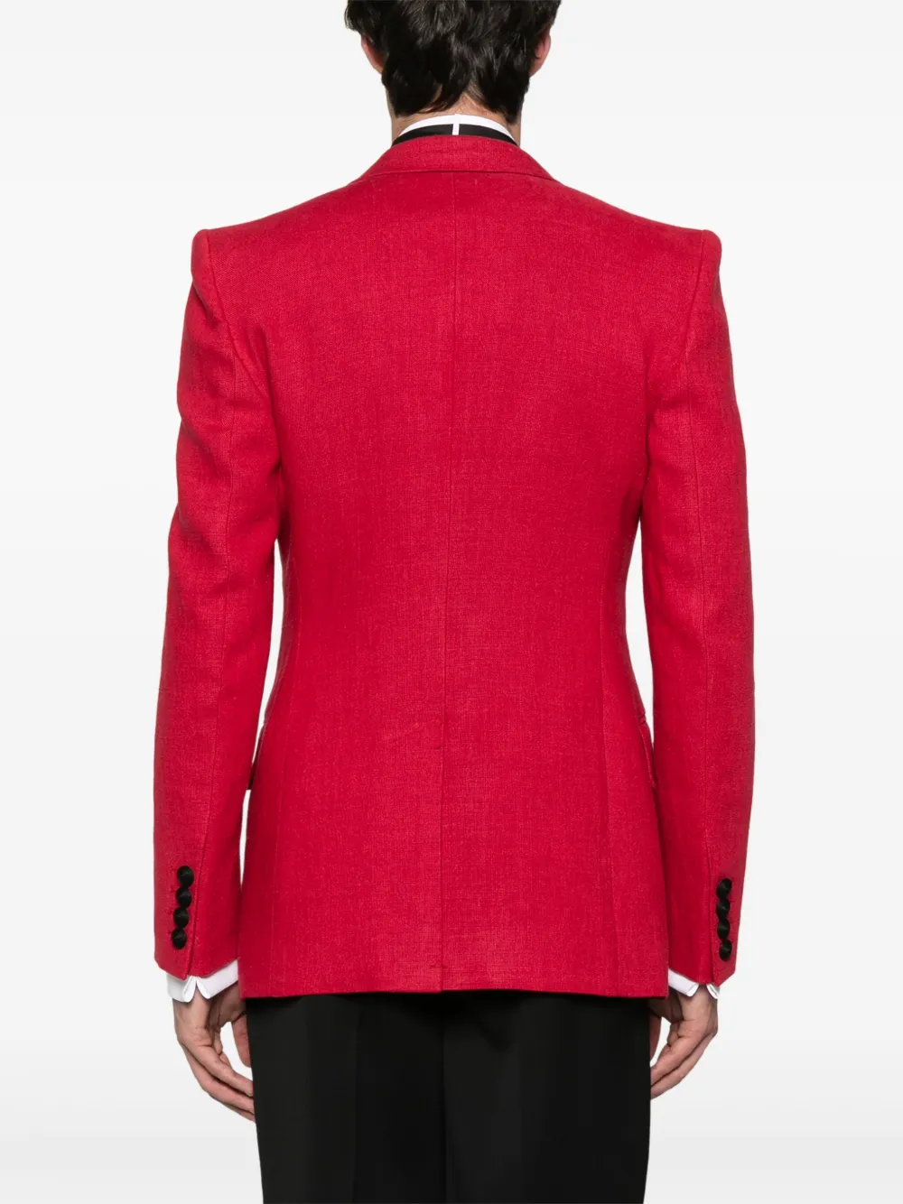 Valentino Garavani Linnen blazer Rood