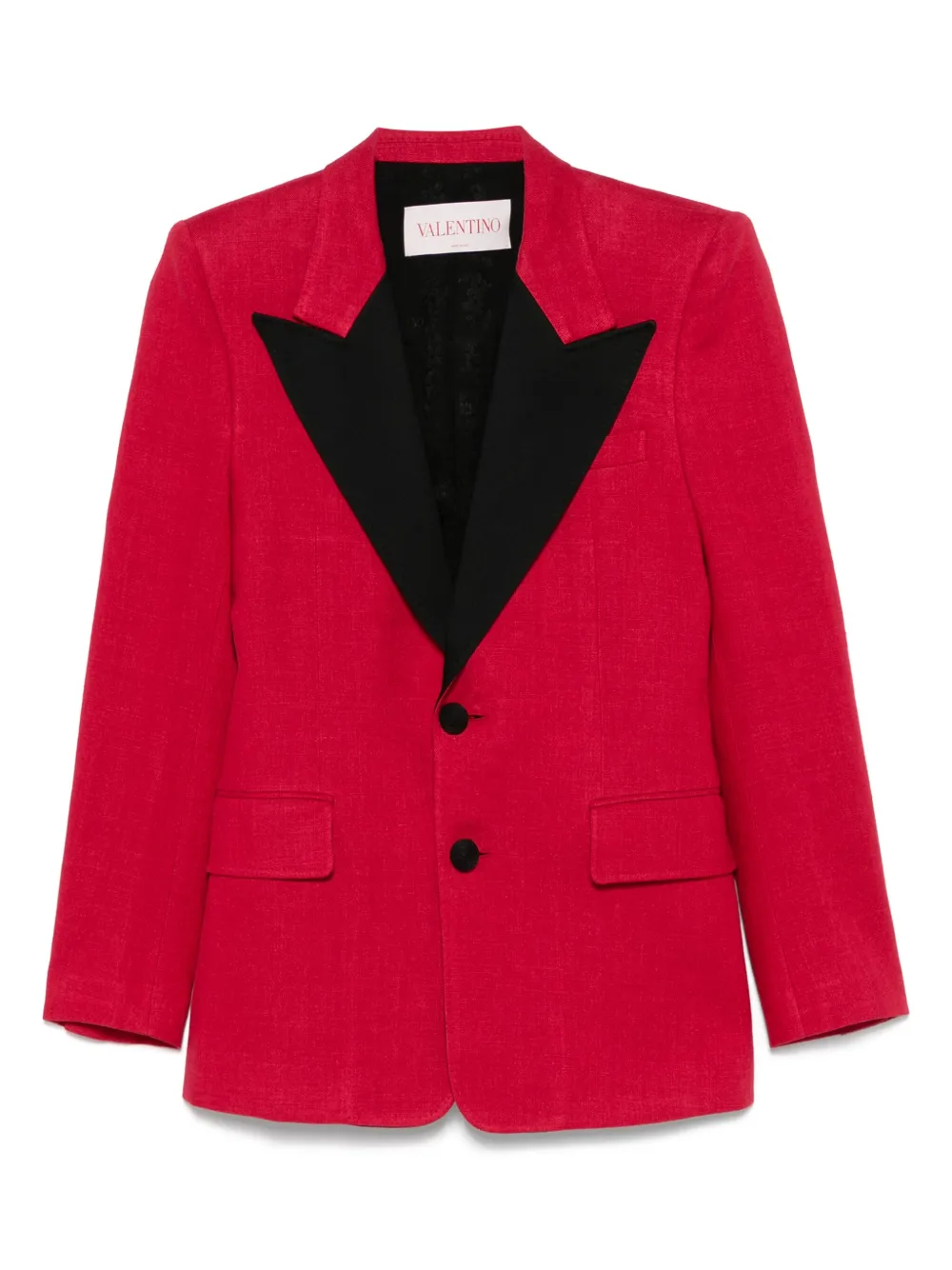 Valentino Garavani Linnen blazer Rood