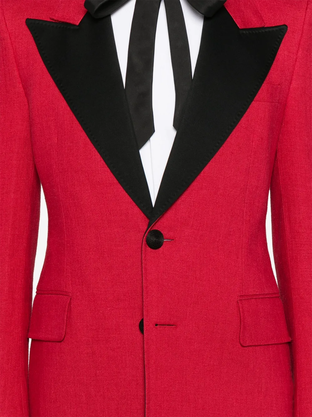 Valentino Garavani Linnen blazer Rood