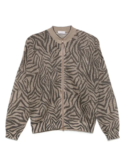 Brunello Cucinelli 镂空针织开衫