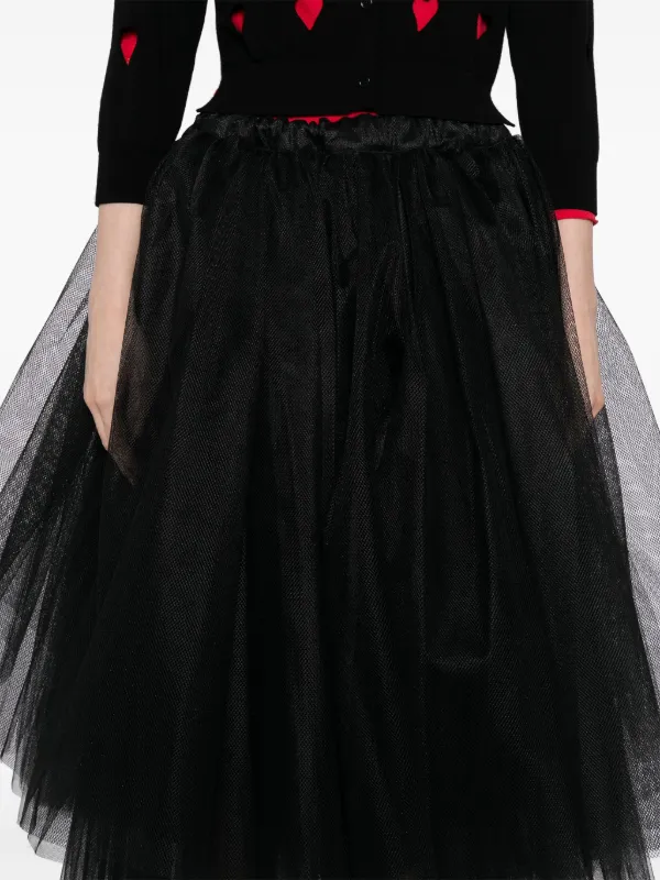 Comme Des Garçons Aラインスカート | ブラック | FARFETCH JP