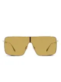 Victoria Beckham Eyewear 238S mask-frame sunglasses - Gold