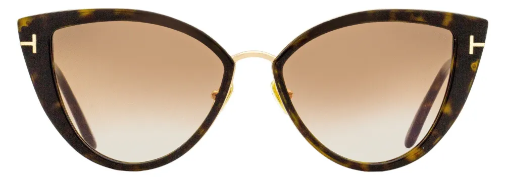Tom Ford Anjelica 02 Cat-eye Sunglasses In Brown