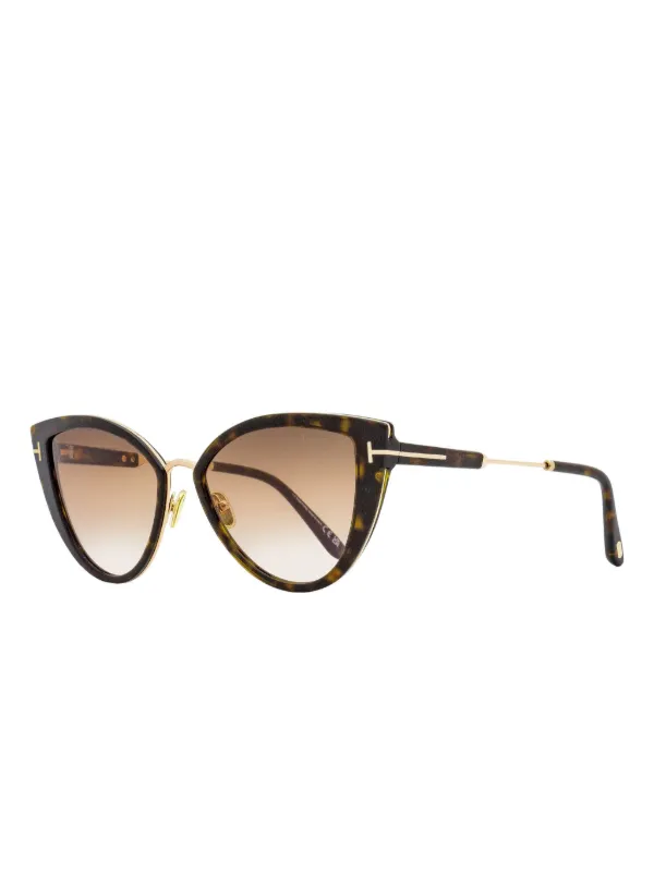 TOM FORD Eyewear Anjelica 02 cat-eye Sunglasses | Brown  display picture 3