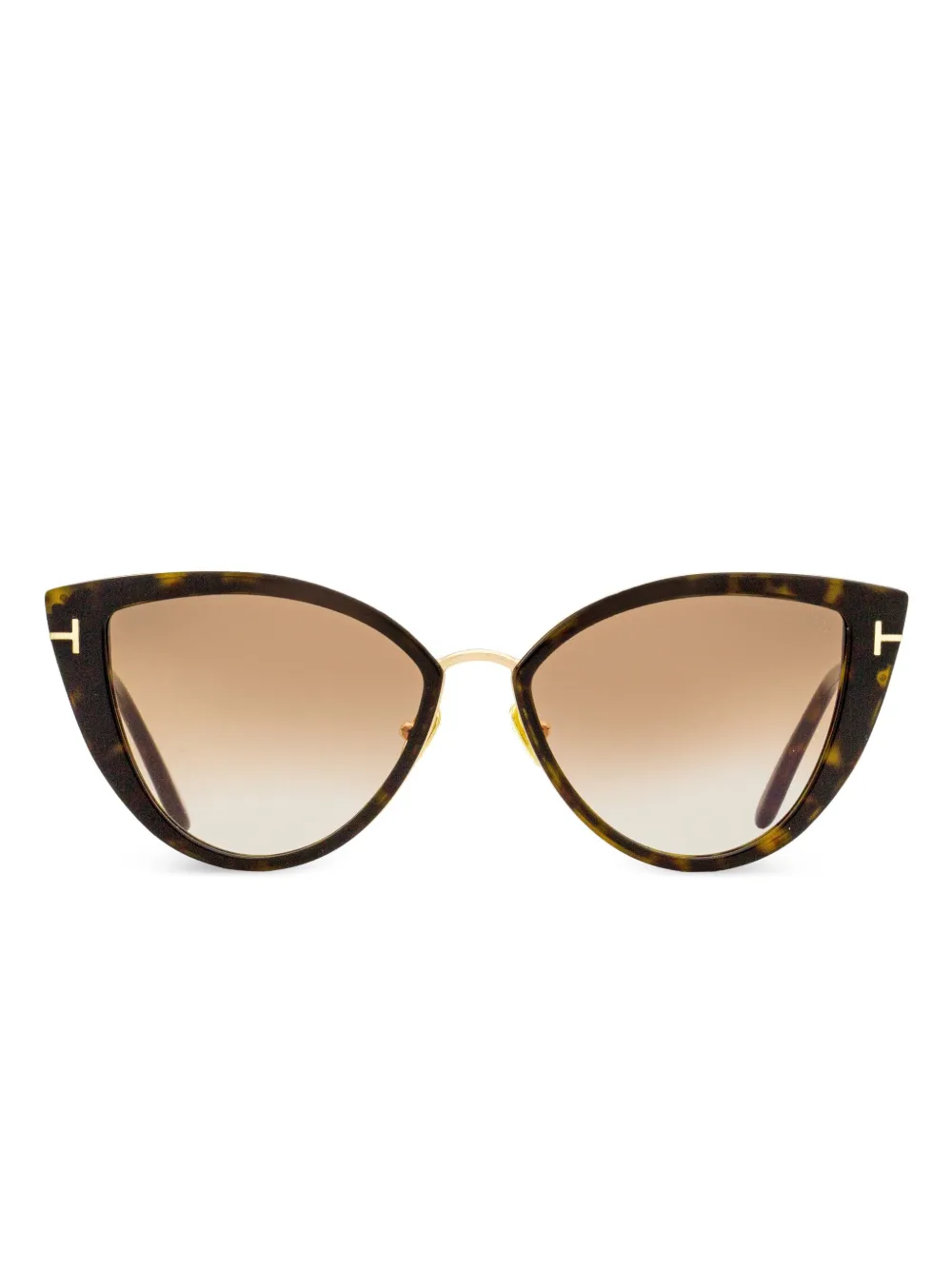 TOM FORD Eyewear Anjelica 02 キャットアイ サングラス - ブラウン TOM FORD Eyewear Anjelica 02 キャットアイ サングラス - ブラウン