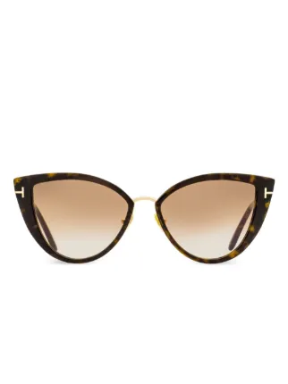 TOM FORD Eyewear Anjelica 02 cat-eye Sunglasses | Brown | FARFETCH