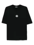 BARROW crystal-embellishment T-shirt - Black