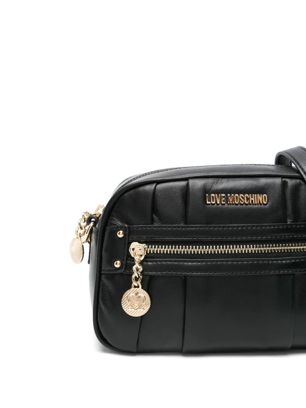 Love Moschino Crossbodytas met logoplakkaat Zwart