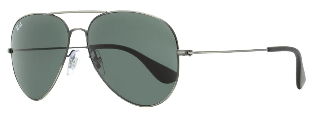 Ray Ban Aviator Classic Sunglasses In 913971|antique Matte Black