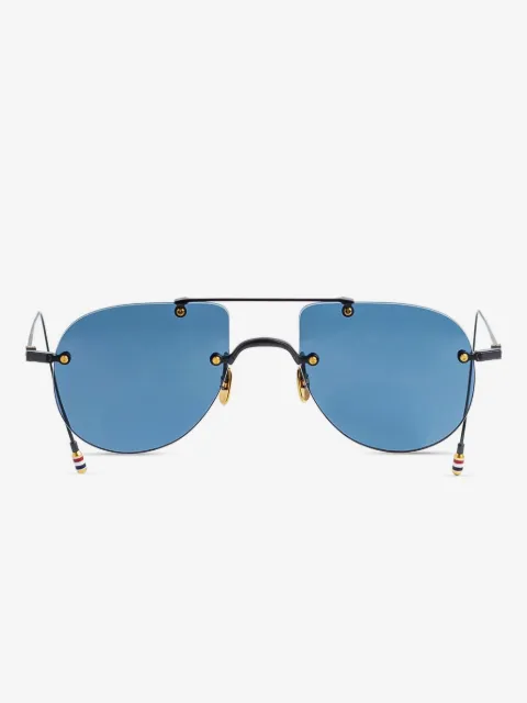 Thom Browne Eyewear Occhiali da sole con montatura stile pilota
