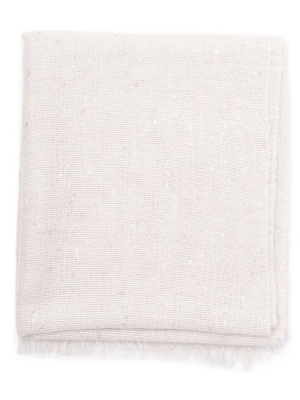 Brunello Cucinelli sequin-embellished scarf | Neutrals | Image 1