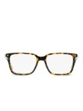 Zegna rectangle-frame glasses - Brown