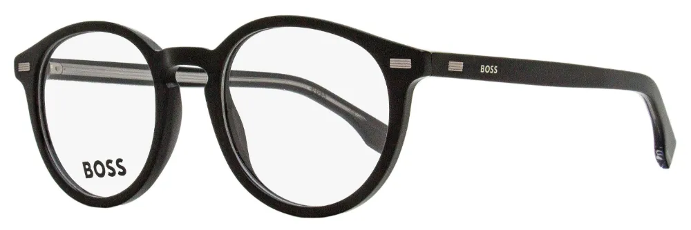 Hugo Boss Round-frame Glasses In Black