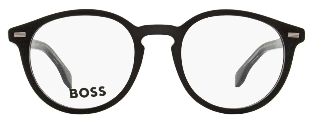 Hugo Boss Round-frame Glasses In Black
