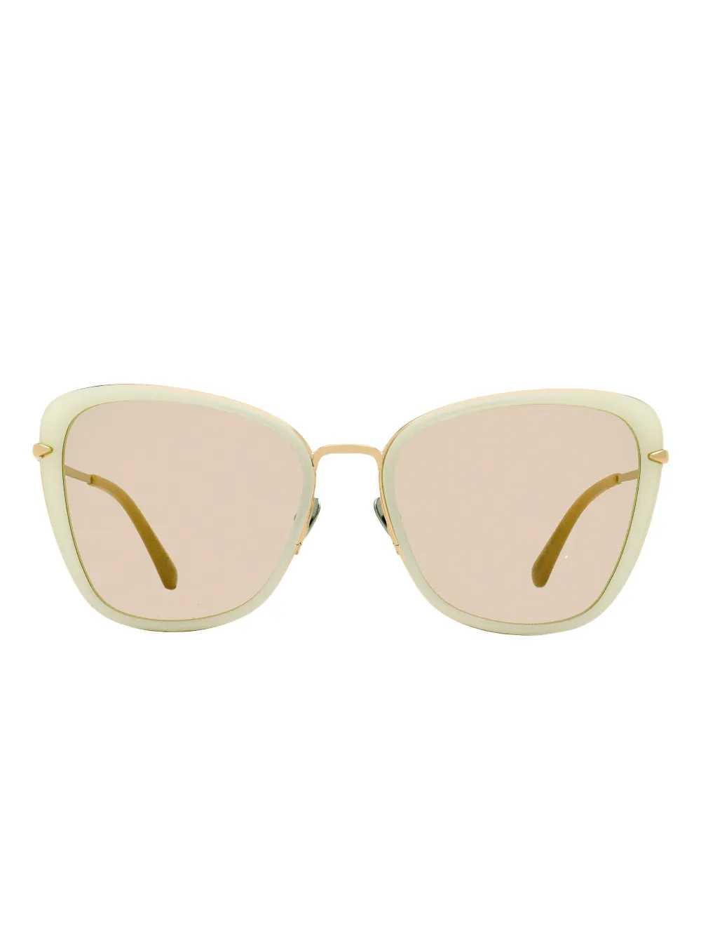 Pomellato Eyewear butterfly-shape sunglasses - Beige