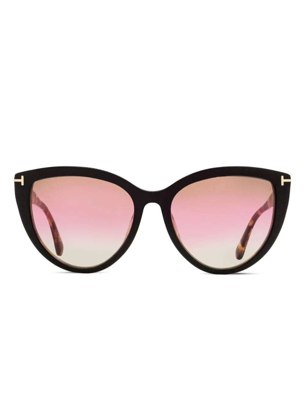 TOM FORD Eyewear Isabella キャットアイ サングラス - ブラック TOM FORD Eyewear Isabella キャットアイ サングラス - ブラック