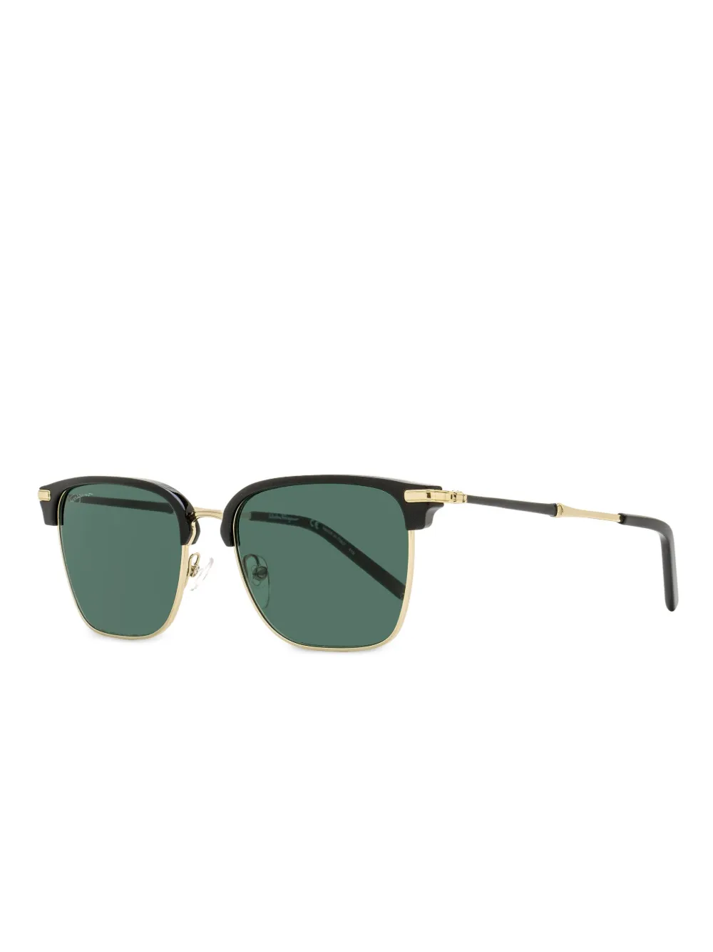 Ferragamo Eyewear Zonnebril met vierkant montuur Goud
