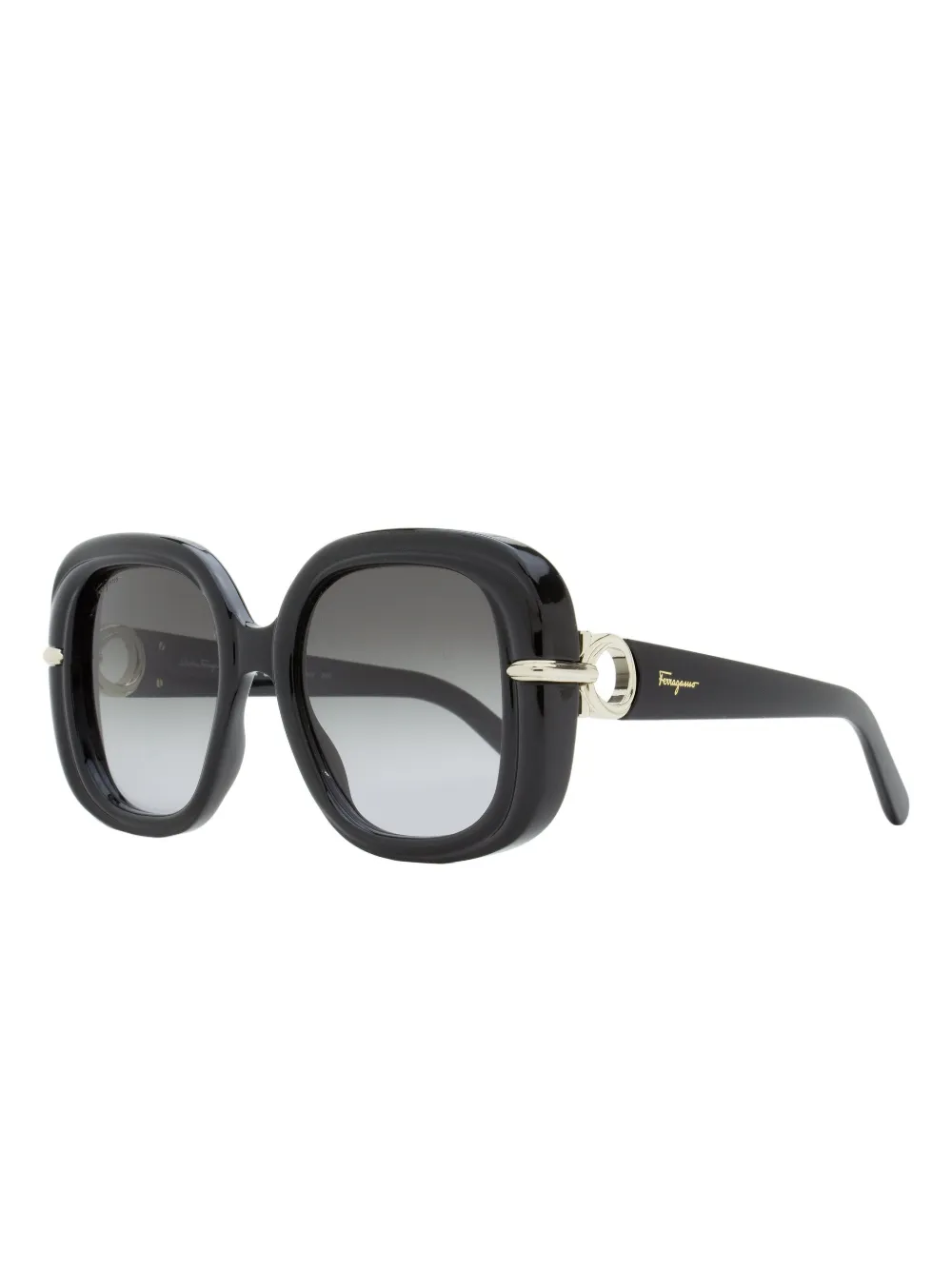 Ferragamo Eyewear square-frame sunglasses Zwart