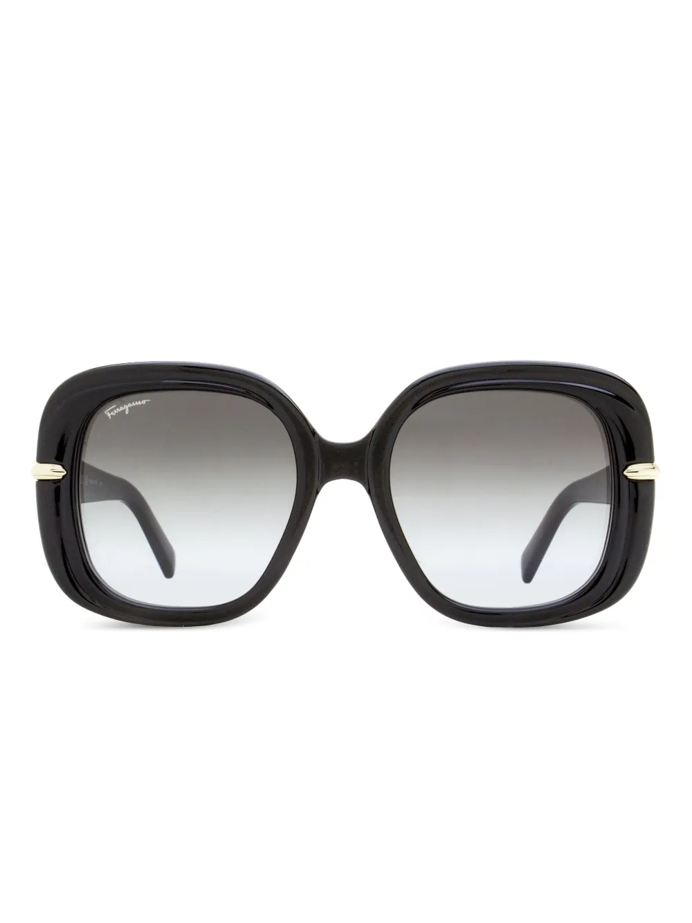 Ferragamo Eyewear square-frame sunglasses Zwart