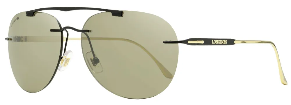 Longines 0008h Sunglasses In Schwarz
