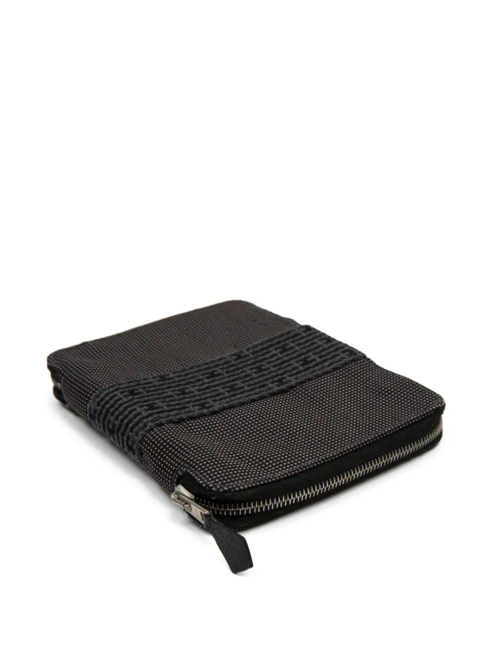 Pre-owned Hermes 2000s Herline Diary Cover (14cm X 10.5cm) In Black
