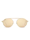 WEB eyewear round-frame sunglasses - Gold