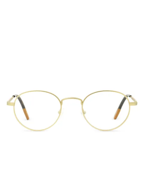 Zegna lentes con armazón redonda