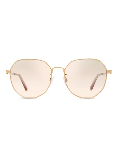 Lunettes de soleil à monture géométrique - Bally - Modalova